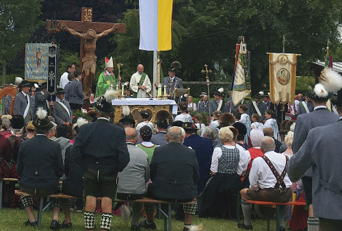 VTV 'Die Werdenfelser' Partenkirchen - Gaufest 2018 - Kirche