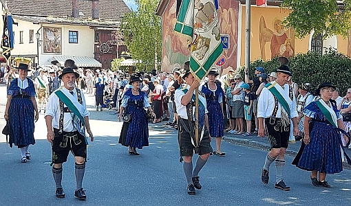 VTV "Die Werdenfelser" Partenkirchen 2022 Festzug - Gaufest in Partenkirchen